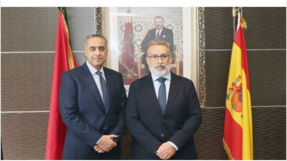 Hammouchi Holds Talks with Spanish Commissioner-General of Information