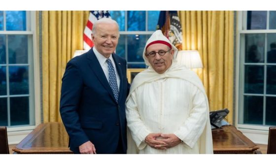 Morocco’s Ambassador to Washington Presents His Credentials to U.S. President Biden