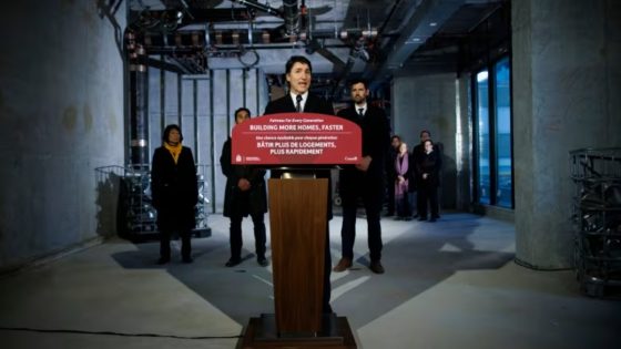 Trudeau announces B more for apartment construction loans