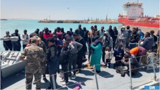 Royal Navy Assists 131 Would-Be Sub-Saharan Migrants Off Laâyoune