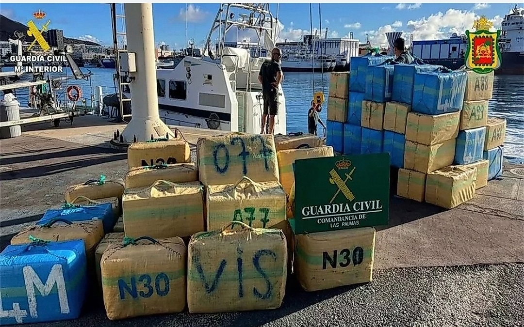 Moroccan Intelligence Assists Canary Islands in Seizing over 4.7t of Hashish