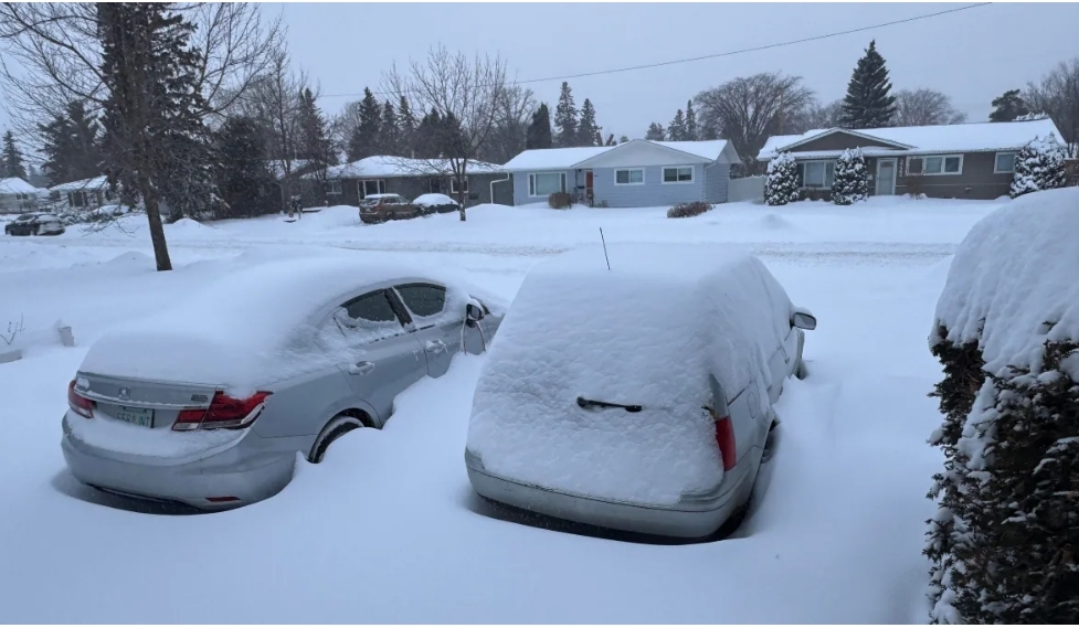 Saskatchewan sees second major snowfall of the season