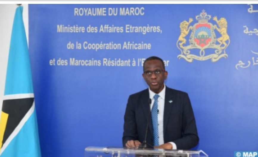 Saint Lucia Reiterates Full Support for Morocco’s Sovereignty over Sahara, Expresses Great Appreciation for HM the King’s Vision for United & Active South-South Cooperation