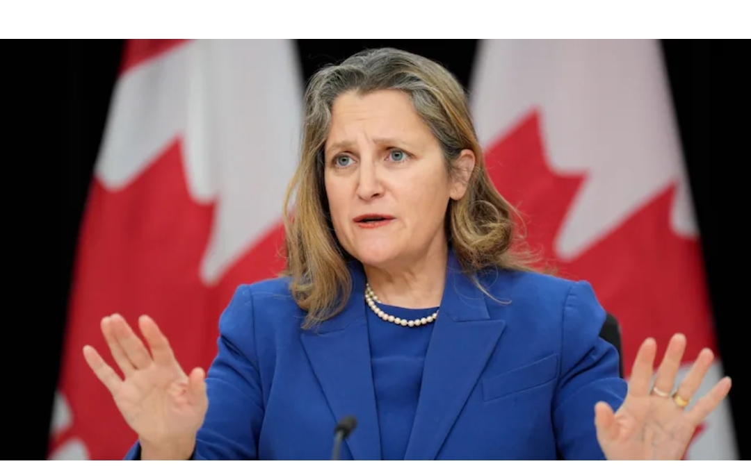 Freeland doesn’t commit to meeting her own deficit target in fall economic statement