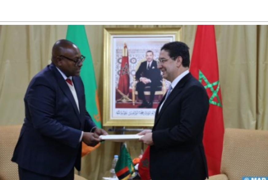 Morocco’s FM Receives Zambian Peer, Bearer of Written Message to HM the King from Zambia’s President