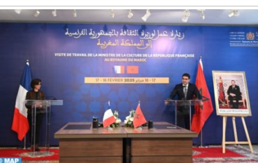 Culture Minister Hails Cooperation Between Morocco, France