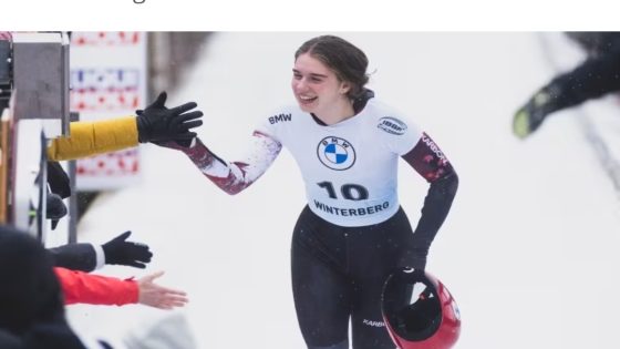 Canadian Hallie Clarke wins world title in women’s skeleton