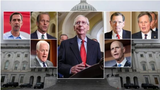 Crowded field of potential McConnell successors emerges in Senate