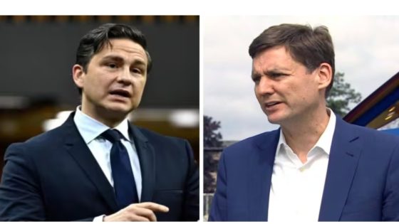 Premier David Eby mocks Pierre Poilievre’s letter asking B.C. to join carbon tax fight