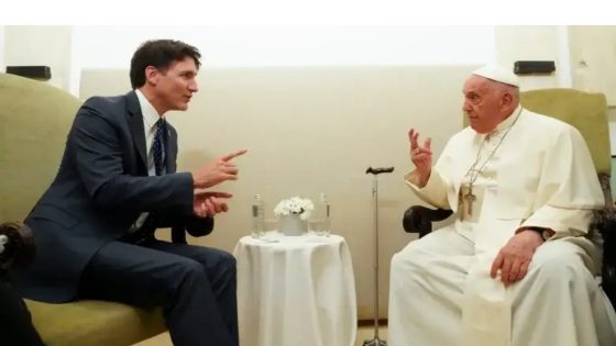 Trudeau meets Pope before pontiff’s speech on promises, perils of AI