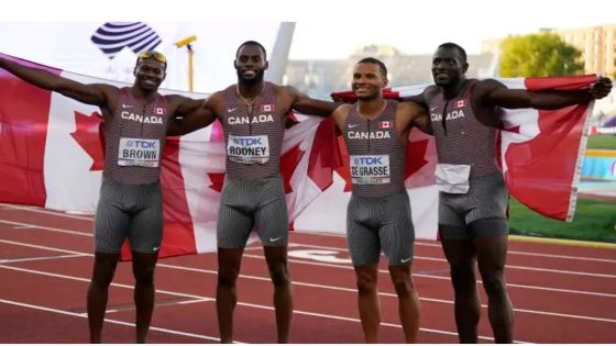 Andre De Grasse and men’s 4x100m relay team set sights on Olympic title