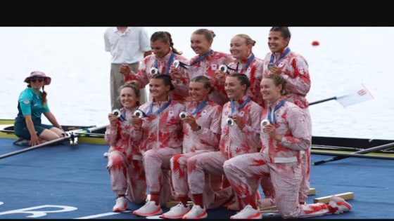 Canadian women’s 8 rowing team holds off Great Britain to capture Olympic silver