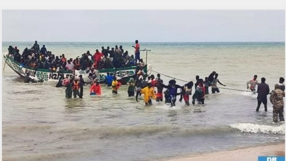 Royal Armed Forces Rescue 186 Sub-Saharan Migrants off Bir Gandouz