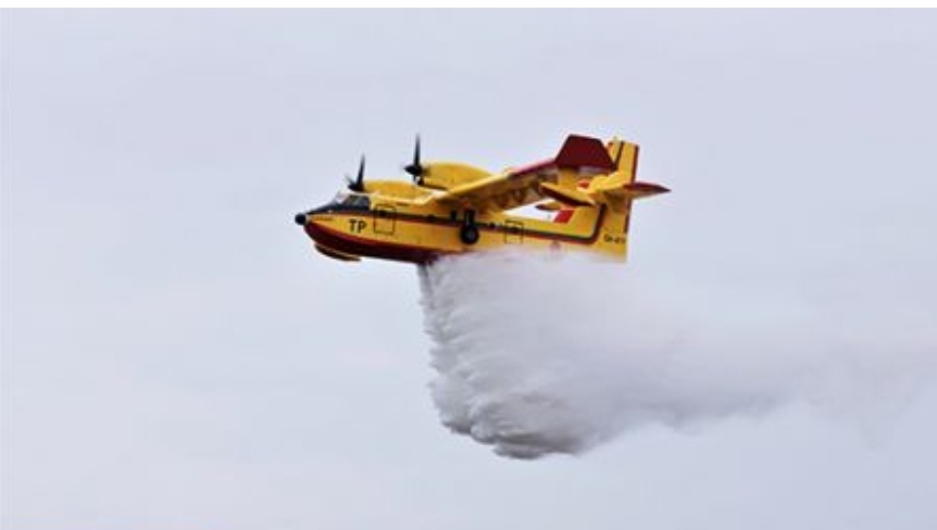 Two FAR Canadair Aircraft Deployed to Fight Forest Fires in Portugal