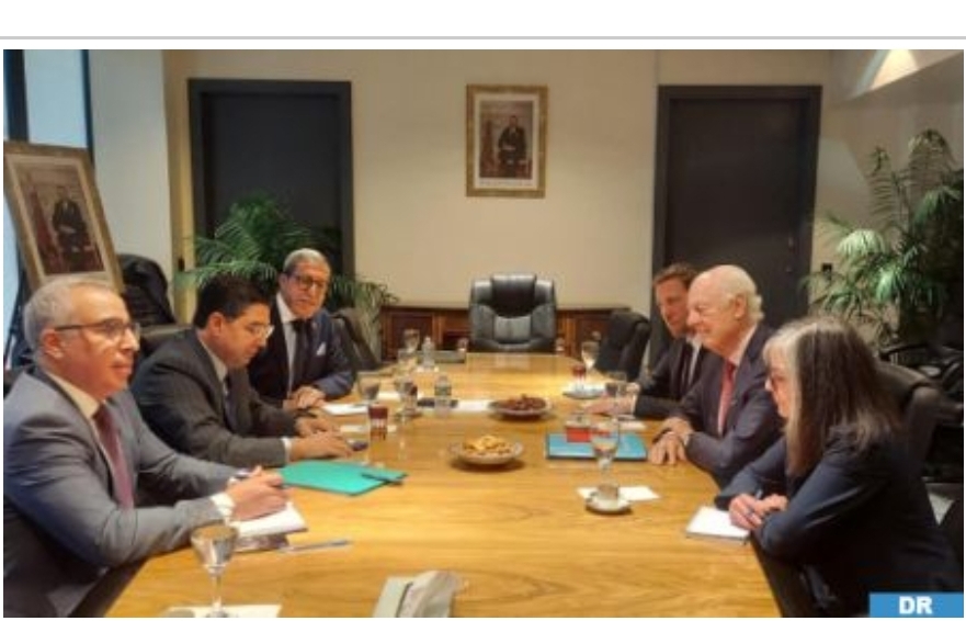 Morocco’s FM Holds Talks in New York With Personal Envoy of the UN Secretary-General for the Moroccan Sahara, Staffan De Mistura