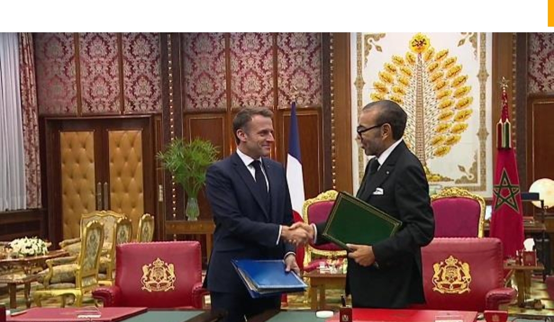 HM King Mohammed VI, President Emmanuel Macron Chair Signing Ceremony of Several Bilateral Agreements