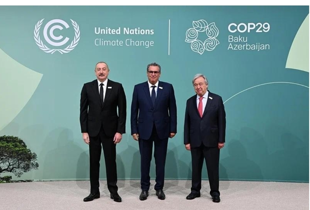 Aziz Akhannouch Joins World Leaders in Azerbaijan for COP29 Climate Talks