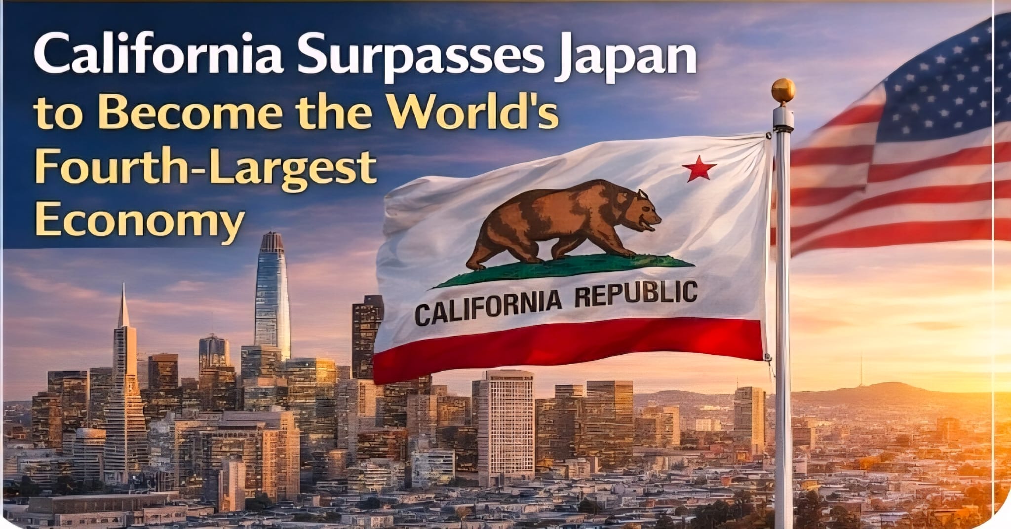 California Surpasses Japan to Become the World’s Fourth-Largest Economy