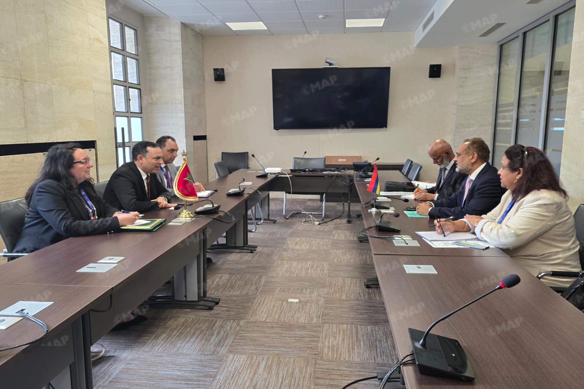 Morocco, Congo and Mauritius Discuss Stronger Cooperation Ties in Geneva