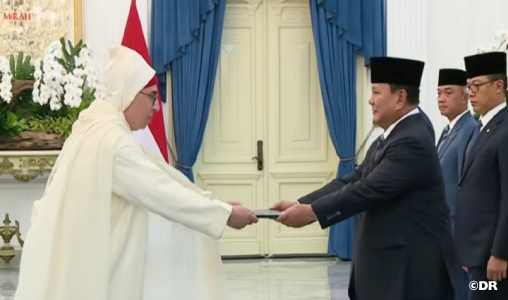 Moroccan Ambassador to Indonesia Presents Credentials to President Prabowo Subianto