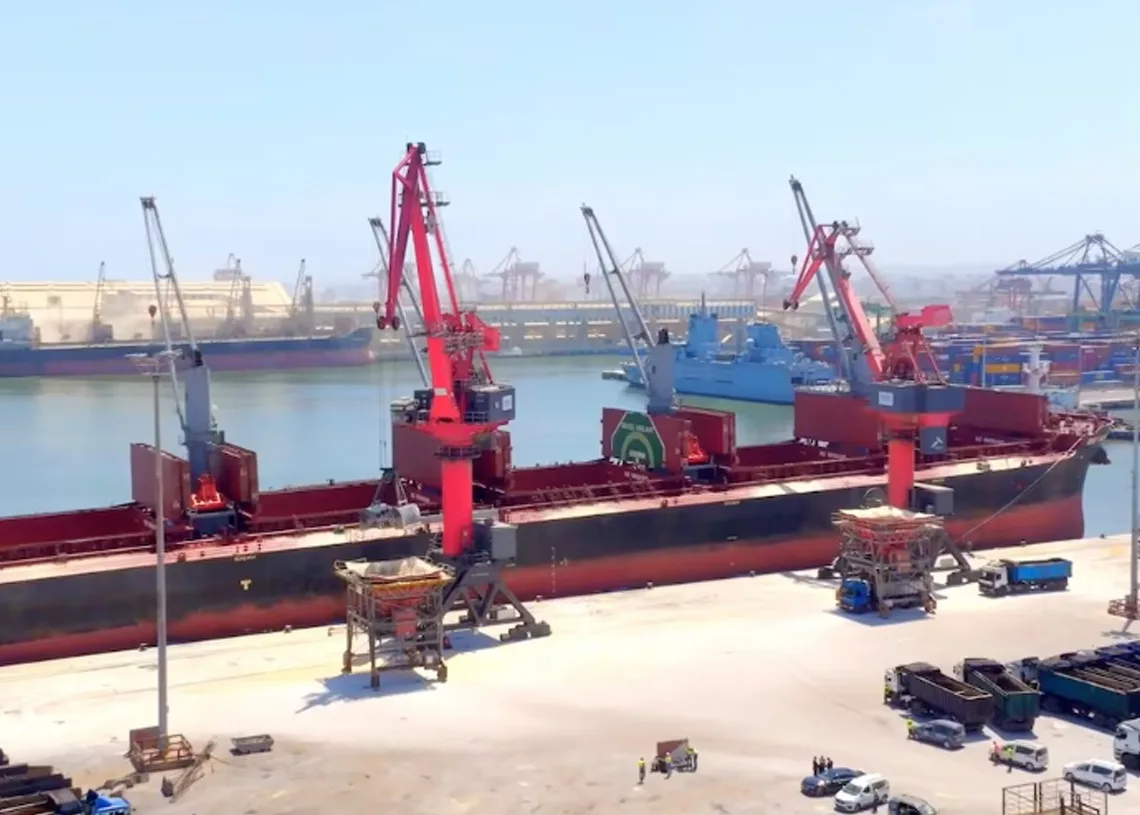 Marsa Maroc Receives First Large Bulk Carrier at Casablanca Port After Quay Expansion