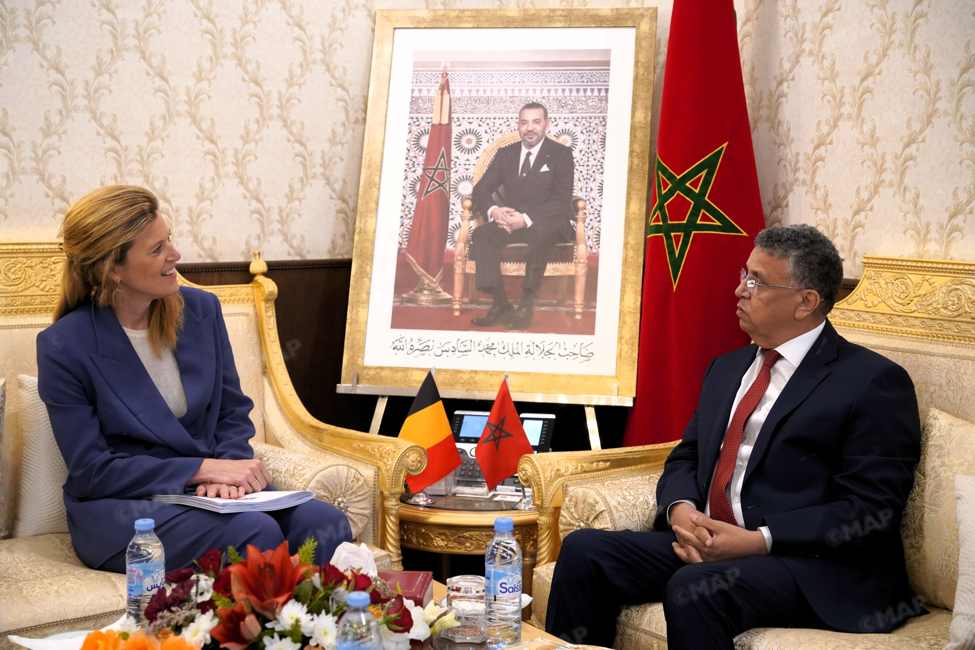 Justice Minister Holds Talks with Belgian Peer