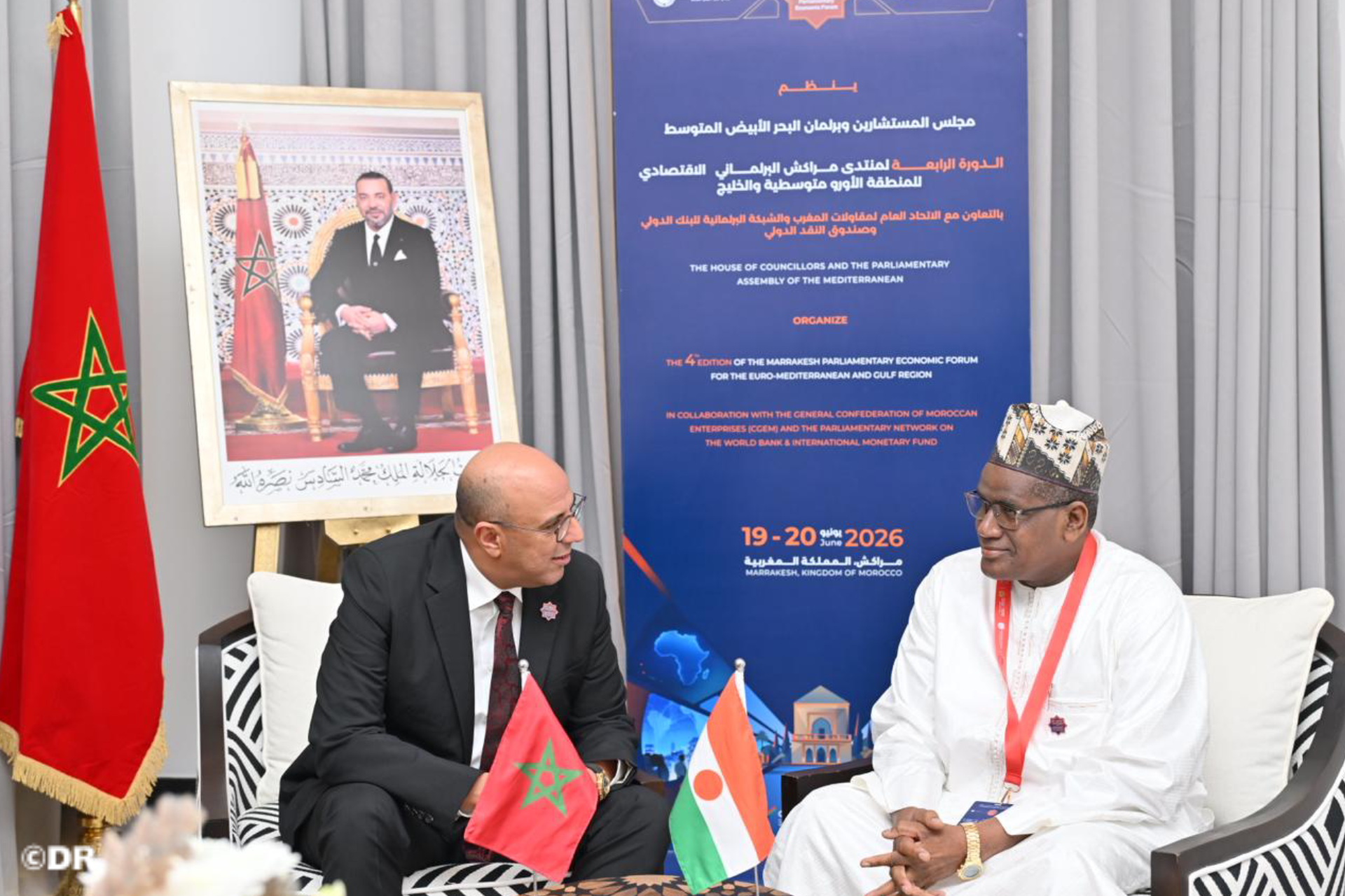 Upper House Speaker Holds Talks with African Parliamentary Leaders