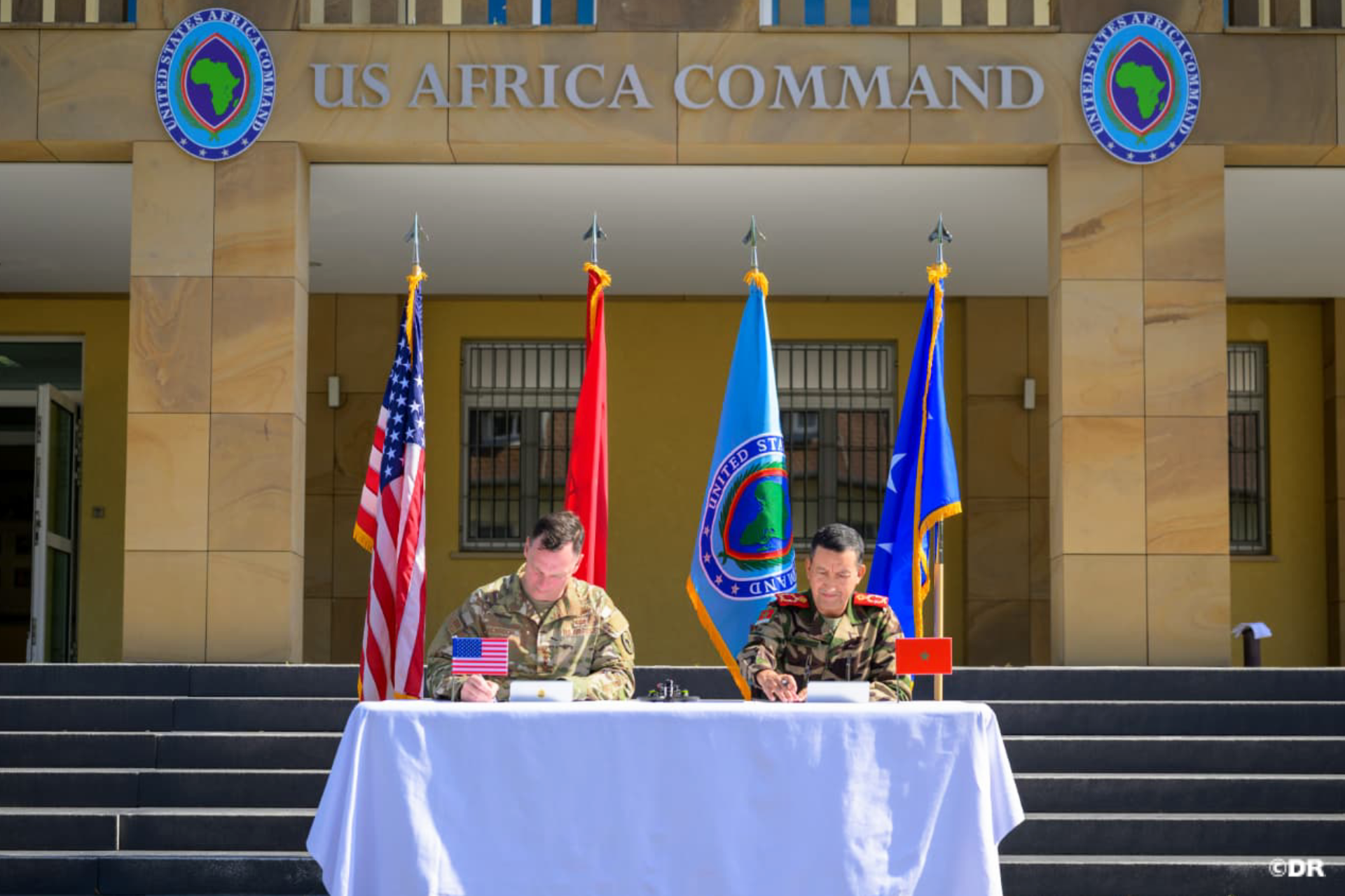 Inspector General of Royal Armed Forces Pays Working Visit to US AFRICOM Headquarters in Stuttgart
