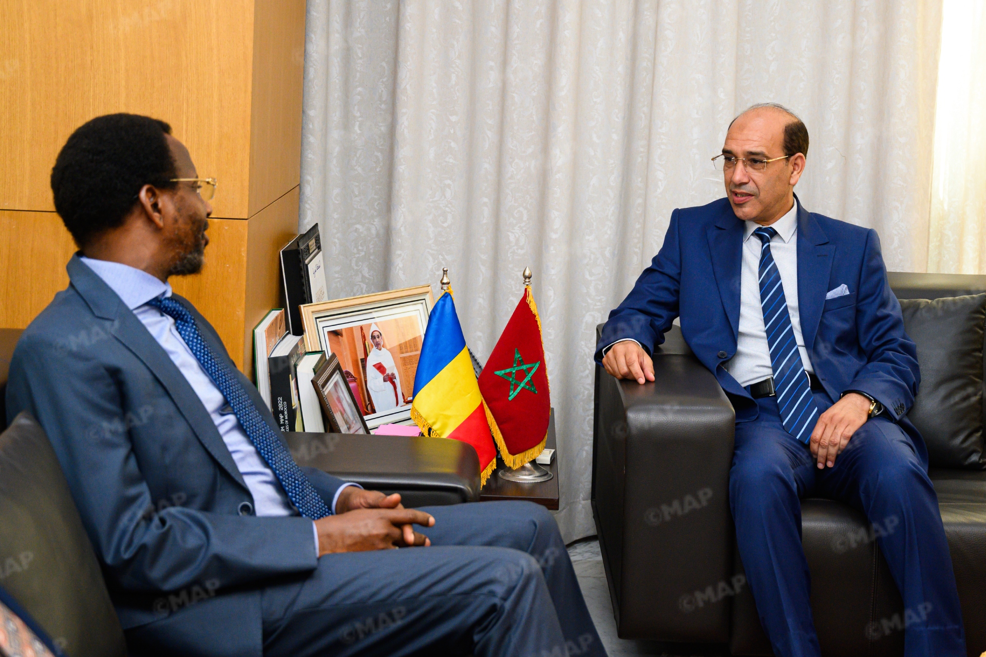 Morocco’s Top Prosecutor Meets with Comptroller General of Chad’s Independent Anti-Corruption Authority