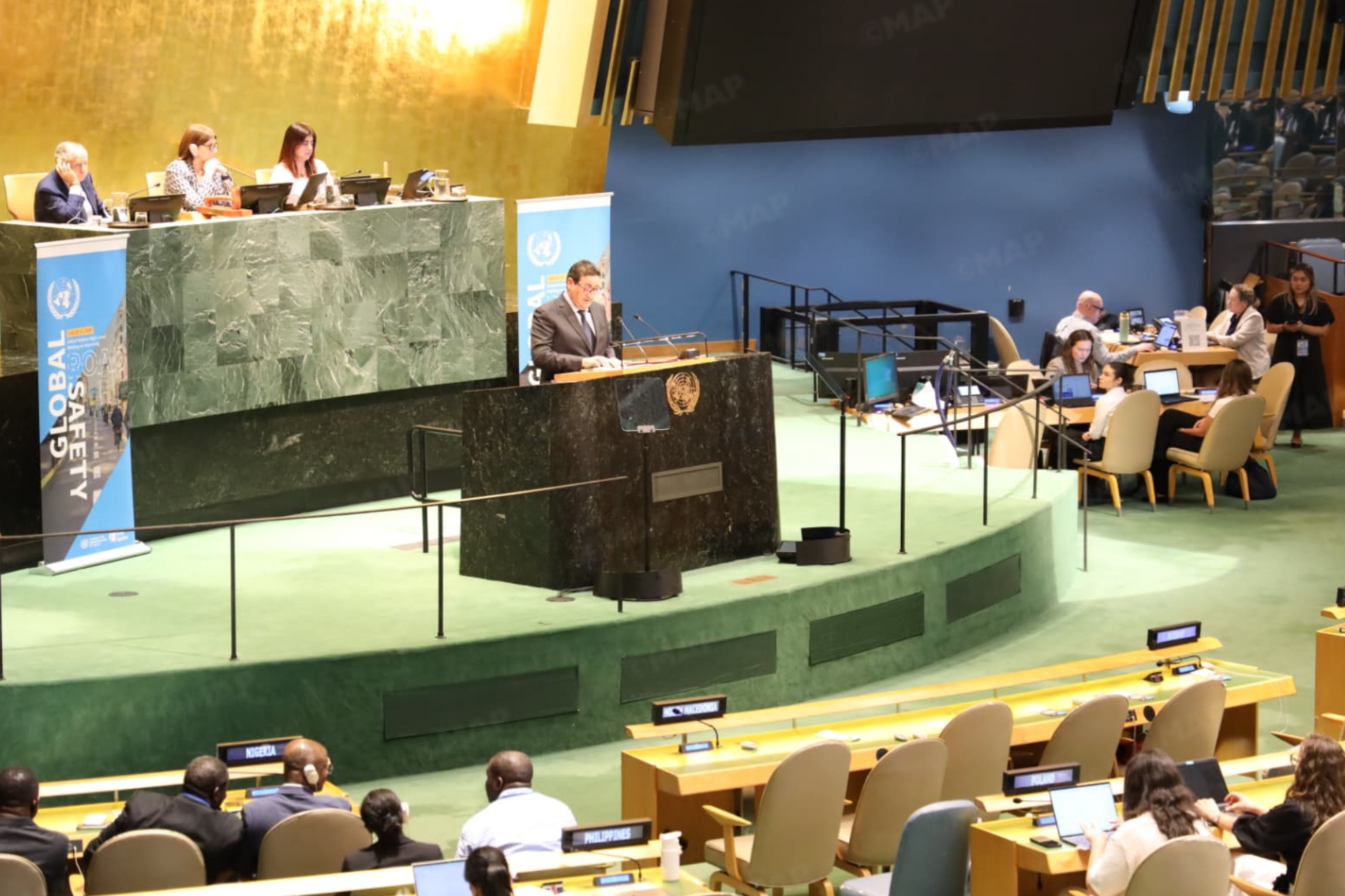 At UN, Morocco Highlights Leadership in Road Safety Thanks to HM the King’s Vision
