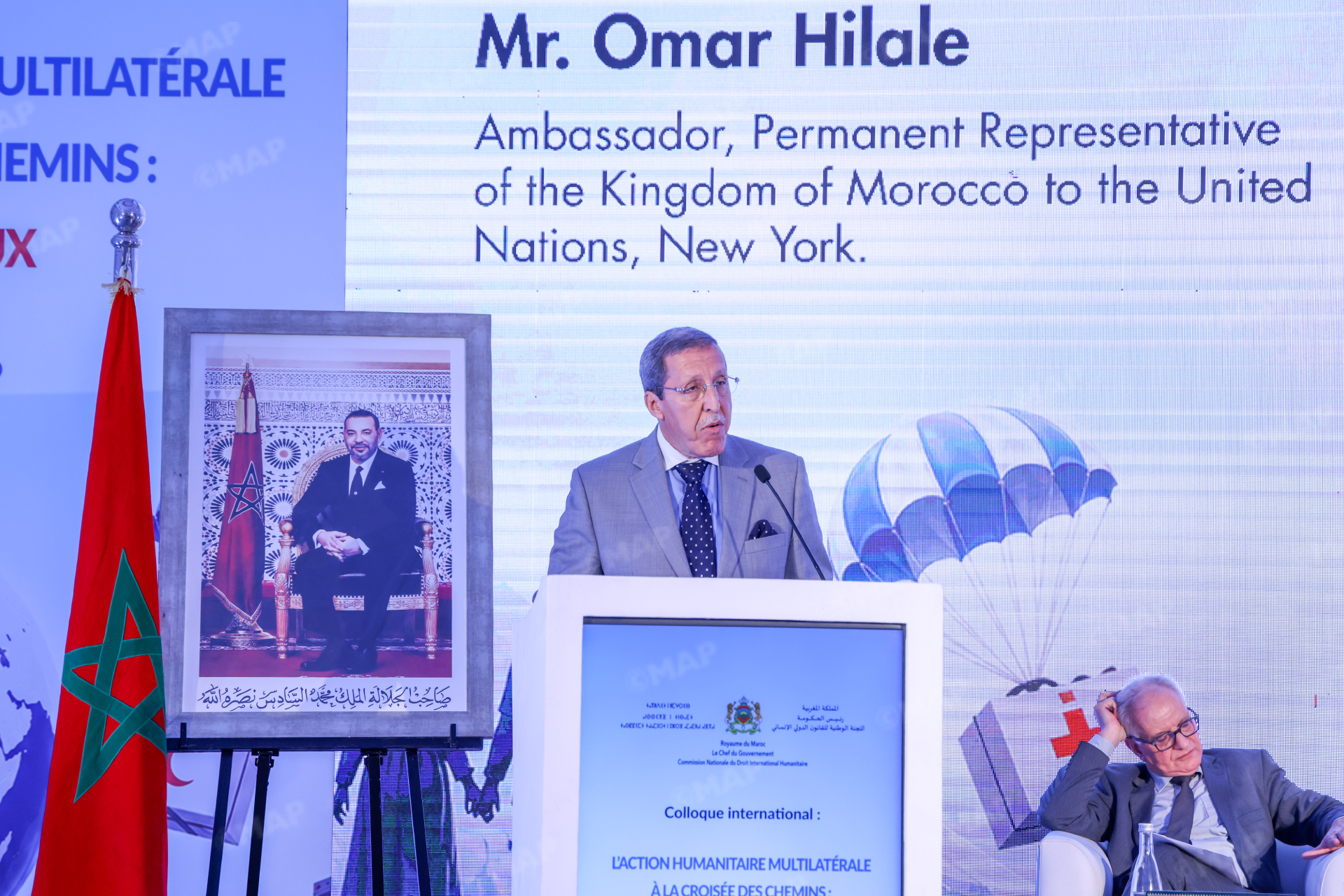 Morocco’s Commitment to Humanitarian Field Stems from HM King Mohammed VI’s Humanitarian Vision – Ambassador Hilale