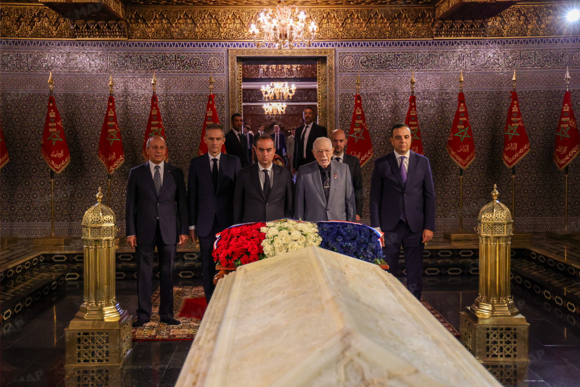 French PM Visits Mohammed V Mausoleum