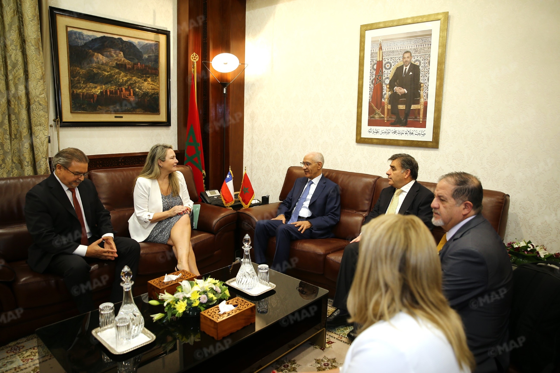 Morocco’s Lower House Speaker Holds Talks with Chile-Morocco Parliamentary Friendship Group